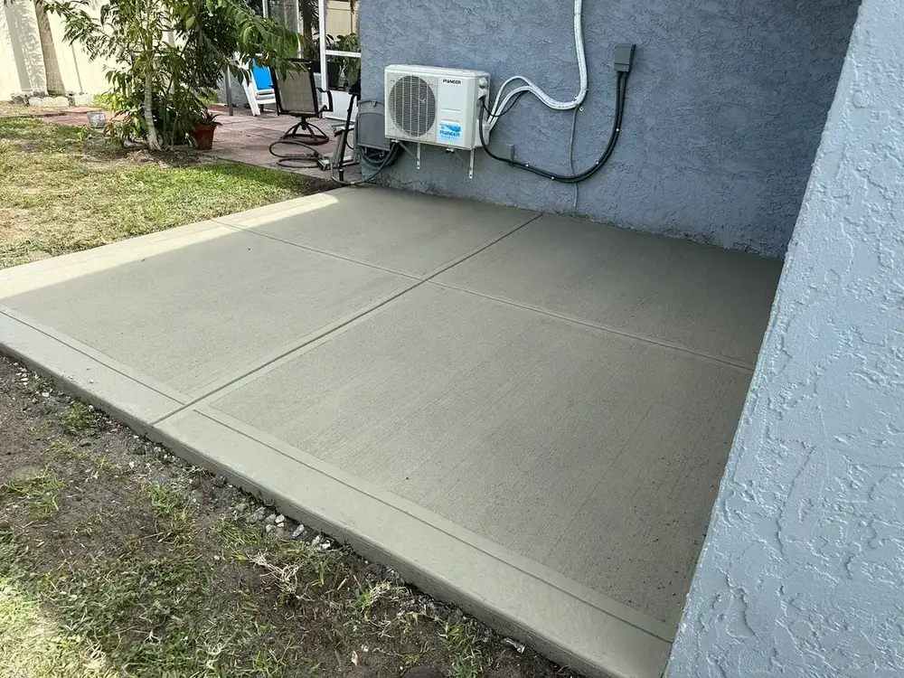 Concrete slab in Fayetteville NC