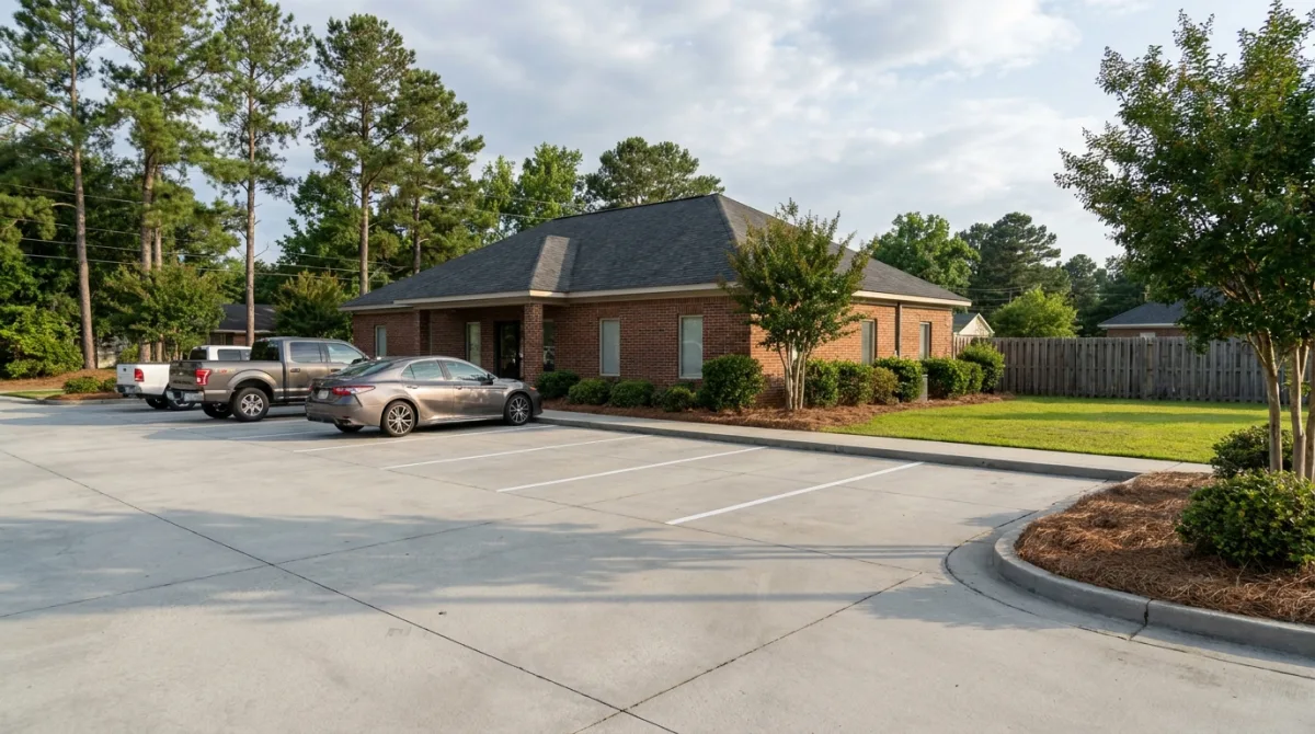 Commercial Concrete Installation project in Hope Mills NC