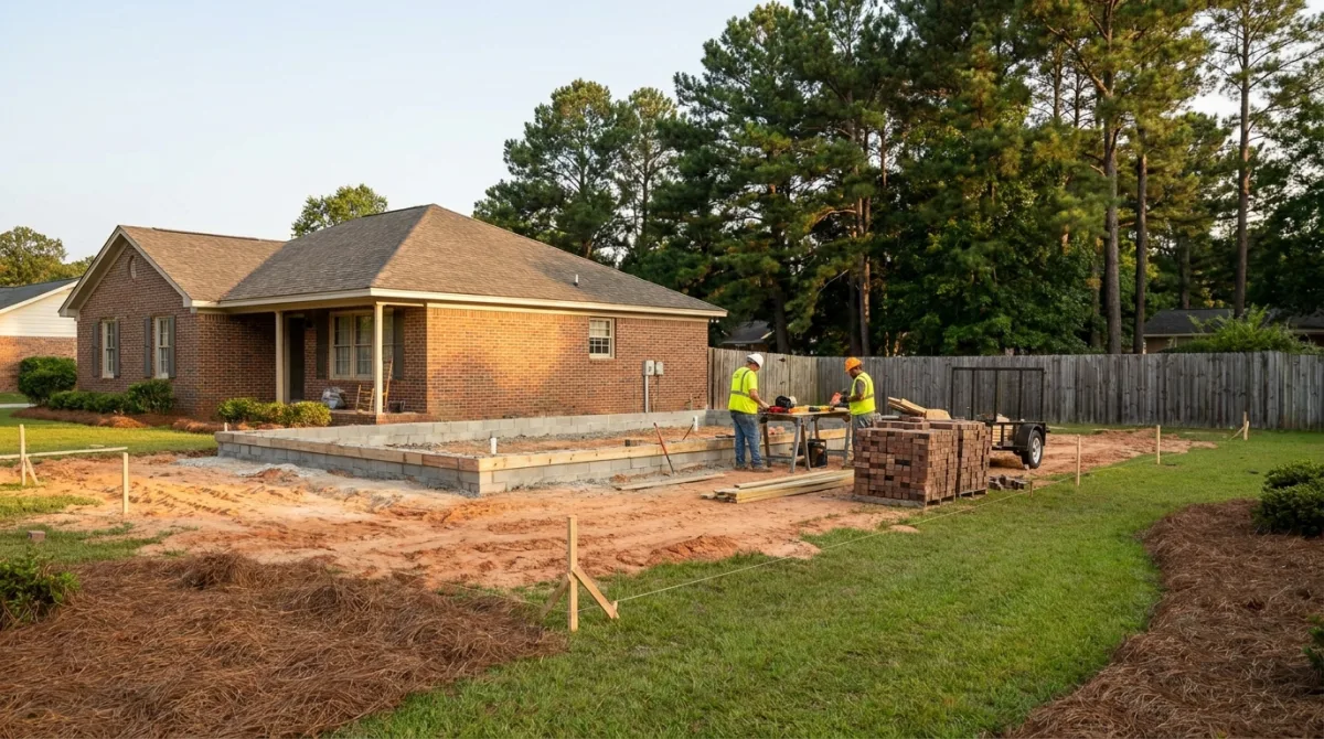 Foundation Installation (3) project in Southern Pines NC