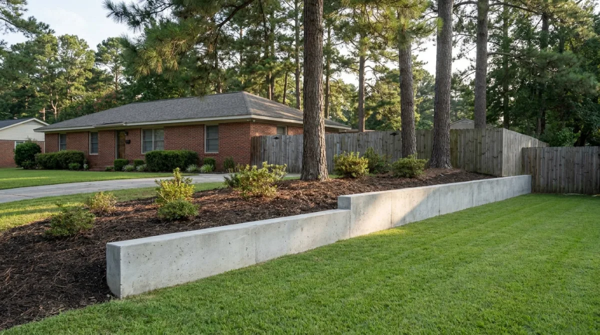 Retaining Wall Installation in Fort Liberty NC